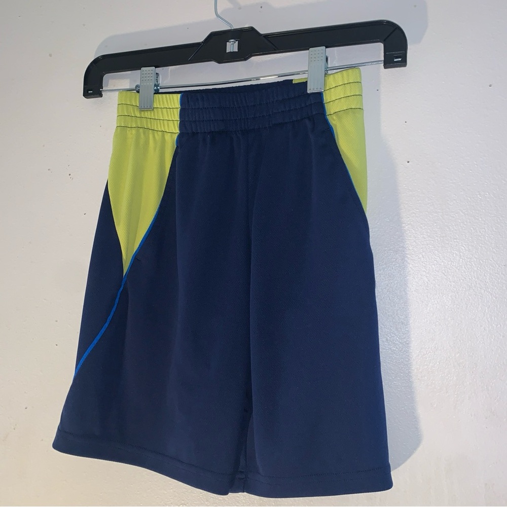 Champion Blue/Yellow Basketball Shorts Size S(8)